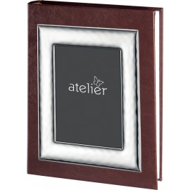 Atelier album con portafoto in argento e pelle in offerta online