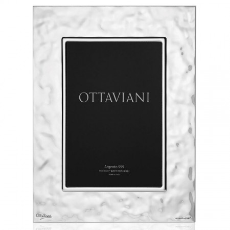 Ottaviani cornice in argento e legno 10 x 15 cm modello materica in  offerta